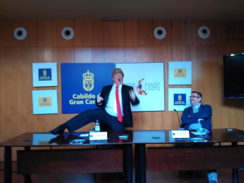 Javier Gurruchaga desembarca a Donald Trump en Triana