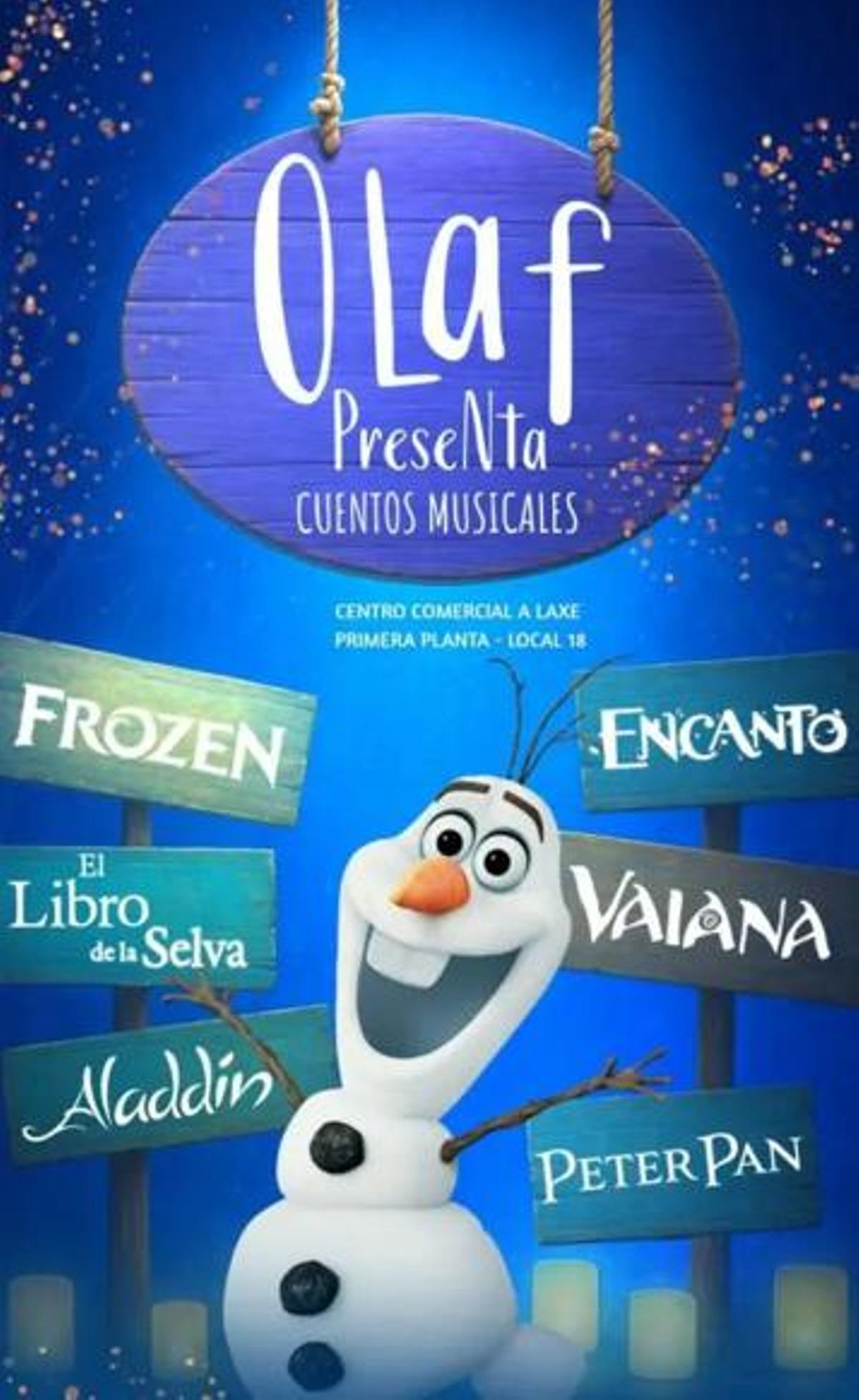 Cartel de la programación.