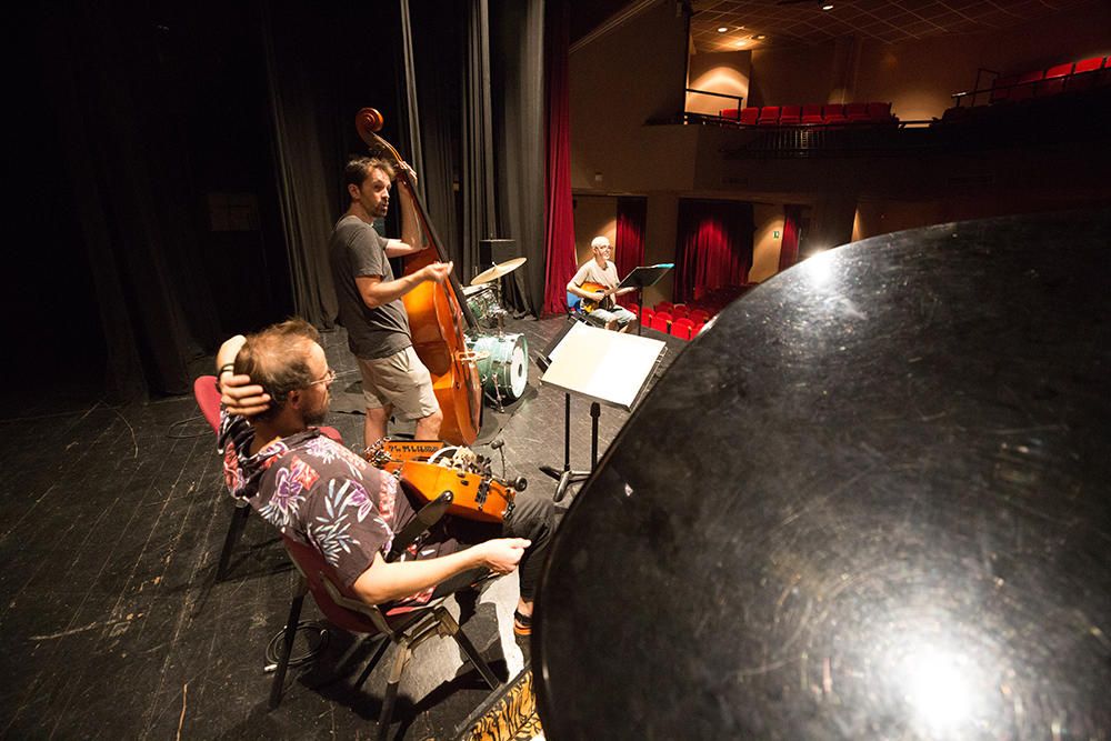 Eivissa Jazz Experience, ensayo en Can Ventosa.