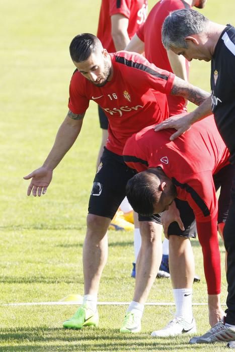 Entrenamiento del Sporting