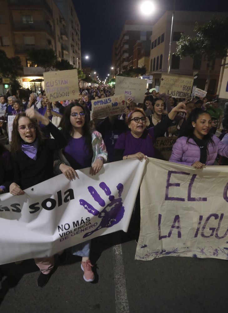 Manifestación del 8M en el Port de Sagunt