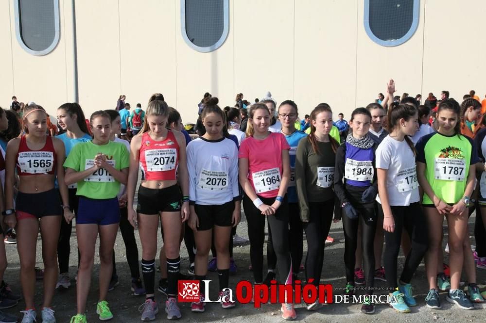 Final Regional de Cross Escolar: cadetes