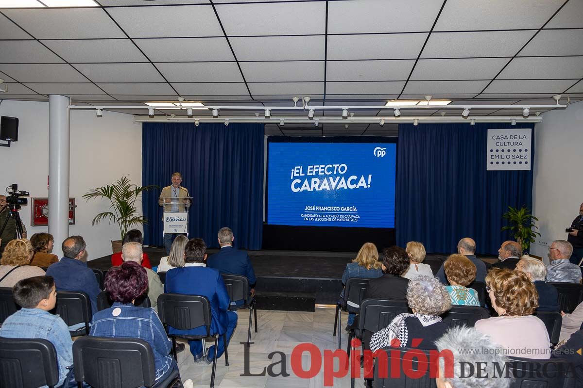 Elecciones 28M: Presentación de la lista del PP en Caravaca