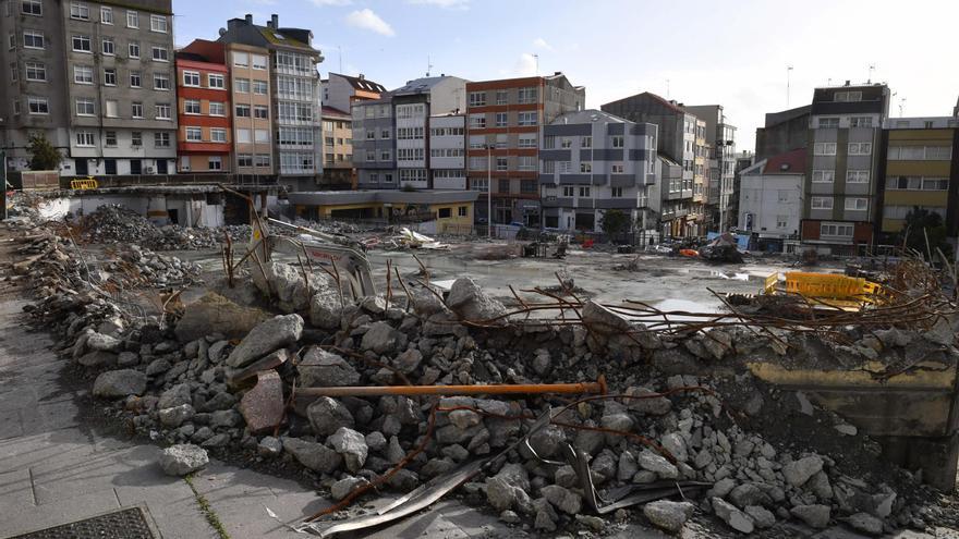 El mercado de Monte Alto, demolido casi por completo