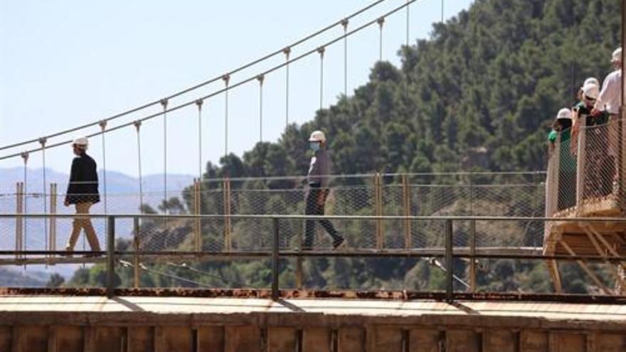 El Caminito del Rey pone a la venta 47.000 entradas para visitar el paraje en agosto y septiembre