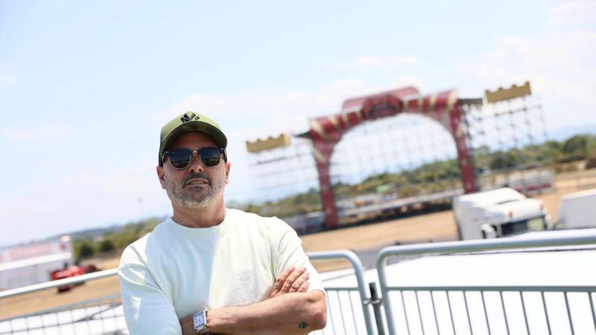 Marino González, en el recinto del Bombastic este lunes.
