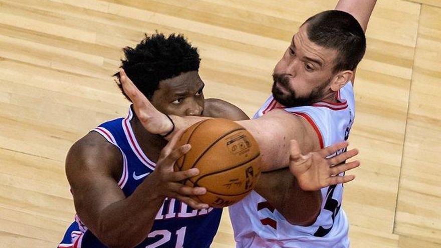 Los Sixers igualan la eliminatoria (1-1) al derrotar a los Raptors de Gasol