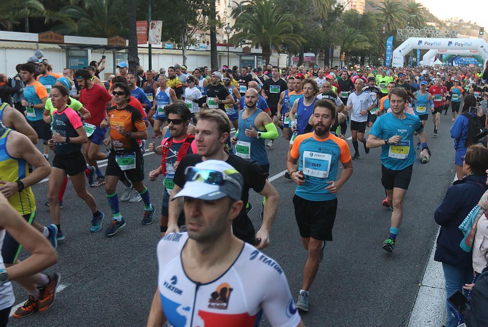 Las mejores imágenes de la Maratón de Málaga 2018