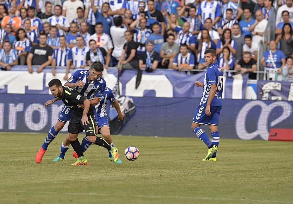 Partido entre el Alavés y el Sporting