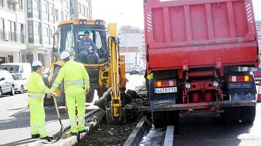 Primeras obras para eliminar la mediana central