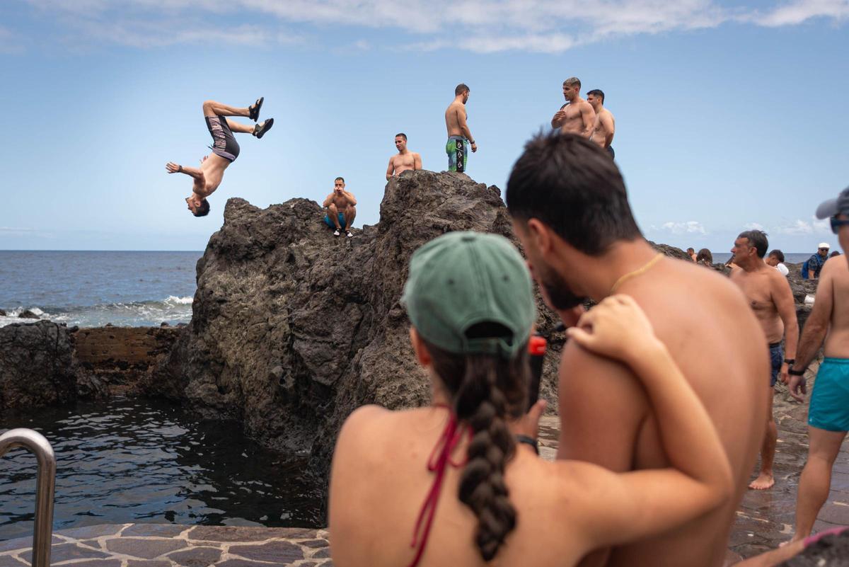 Una jornada en El Caletón, en Garachico Una jornada en El Caletón, en Garachico