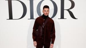 Baptiste Giabiconi, en el desfile de Dior, ayer en París. 