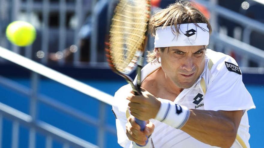 David Ferrer, durante el torneo.