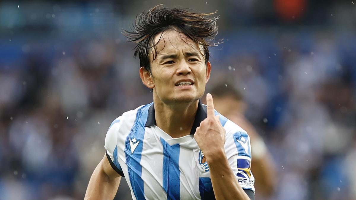 Kubo golea con la Real Sociedad