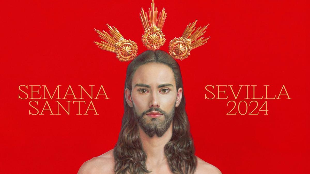 El cartel de la Semana Santa de Sevilla 2024 abre debate en las redes sociales: "Maravilloso" y "vergonzoso"