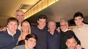 Maria Eugenia Gay, Josep Pedrerol y Tomàs Güell entre otros en la fiesta de aniversario de Àlex Recort en Luz de Gas