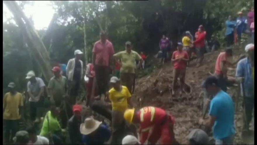 Avalancha mortal en Colombia