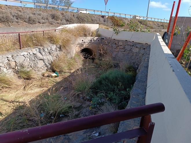 Estado de Cañada Honda tras el último episodio de lluvias