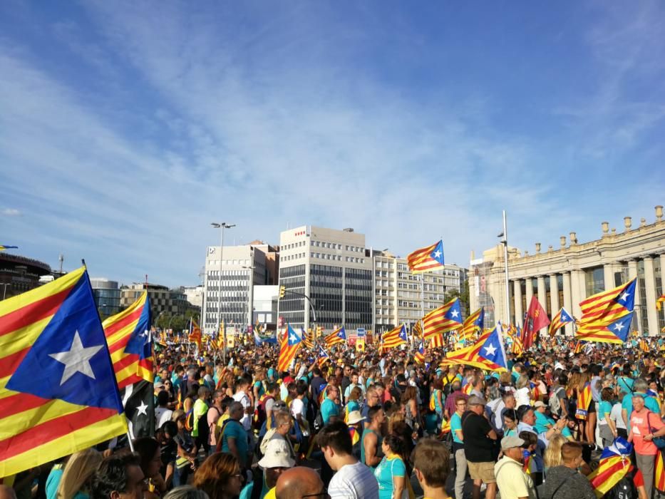 Empordanesos a la manifestació per la Diada 2019