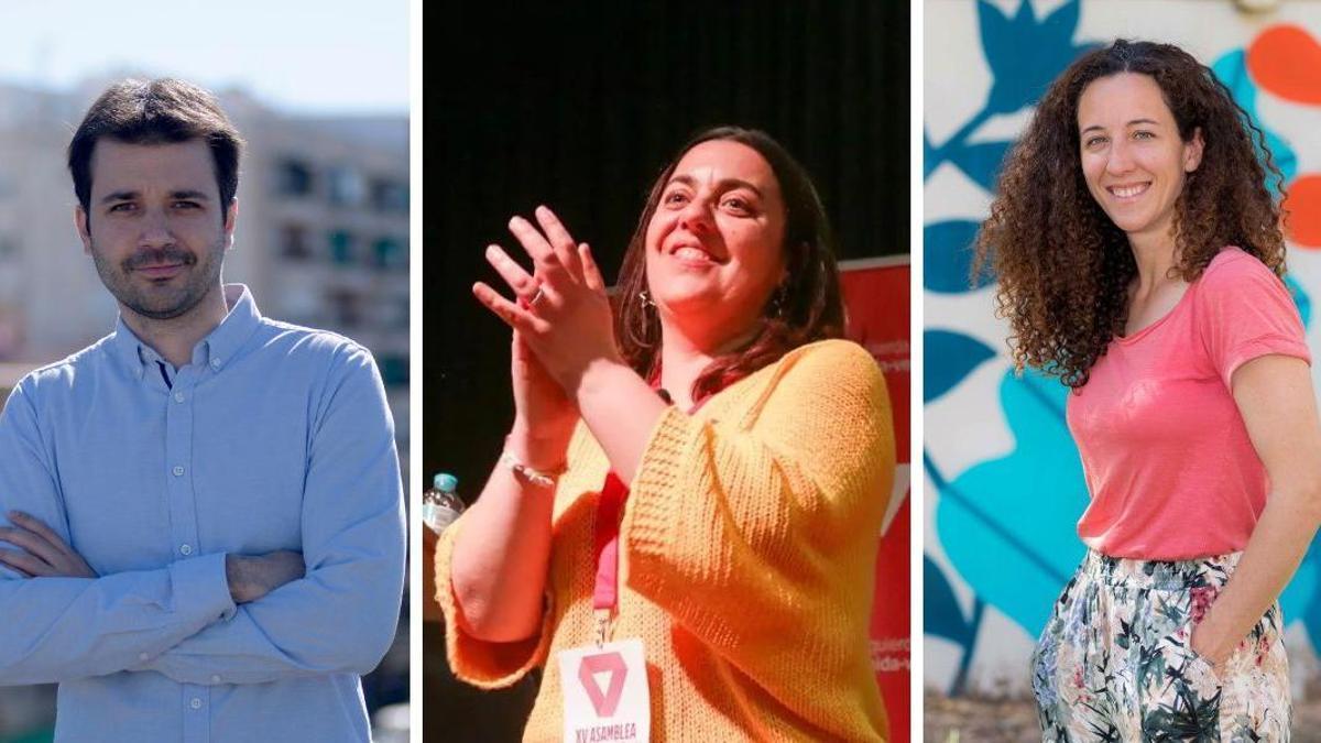 Javier Sánchez Serna, Penélope Luna y Lorena Lorca.