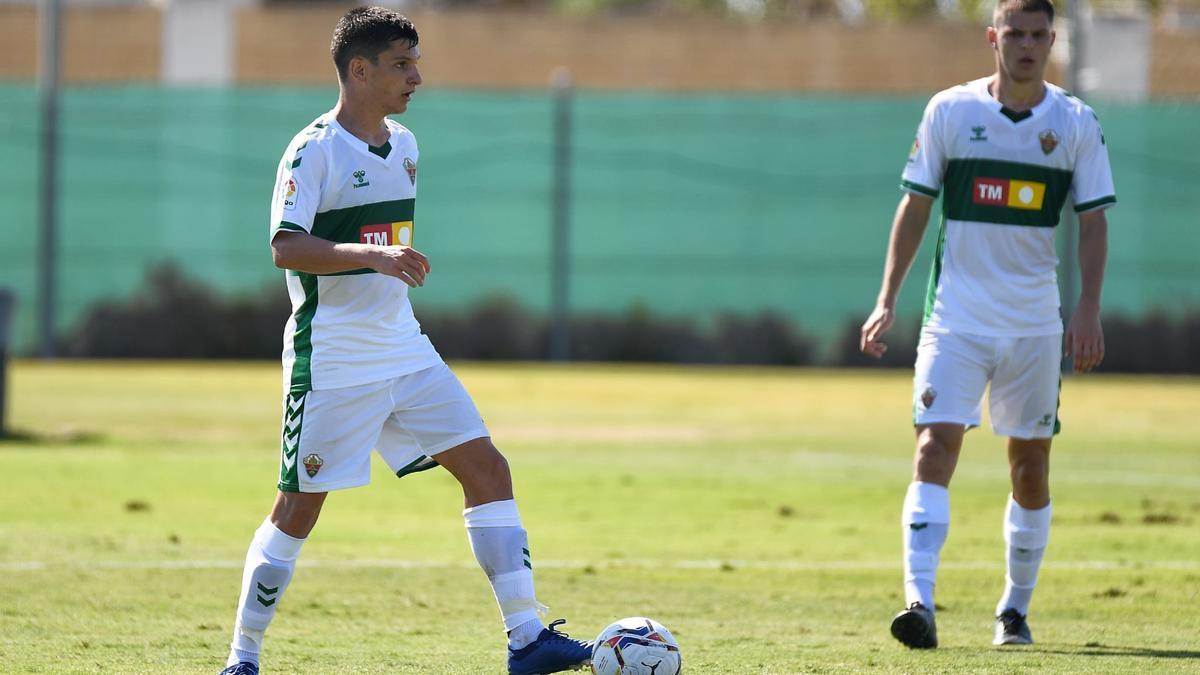 Jony Álamo, durante el partido del pasado sábado frente al UCAM