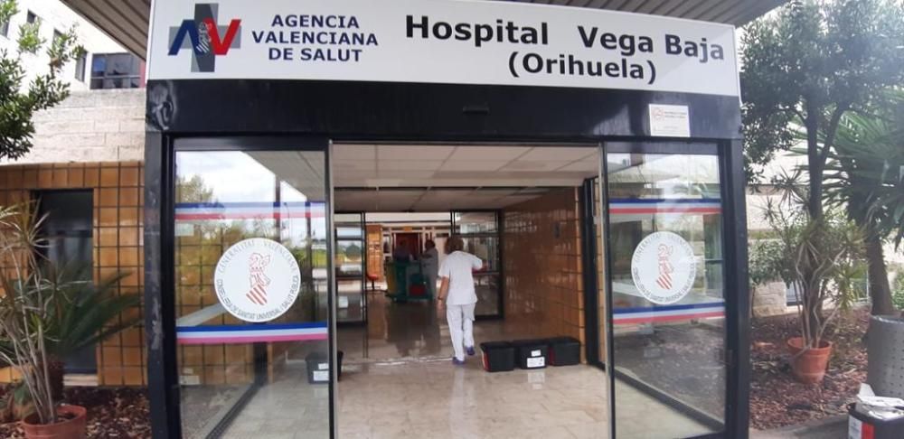 El temporal ha afectado al Hospital Vega Baja.