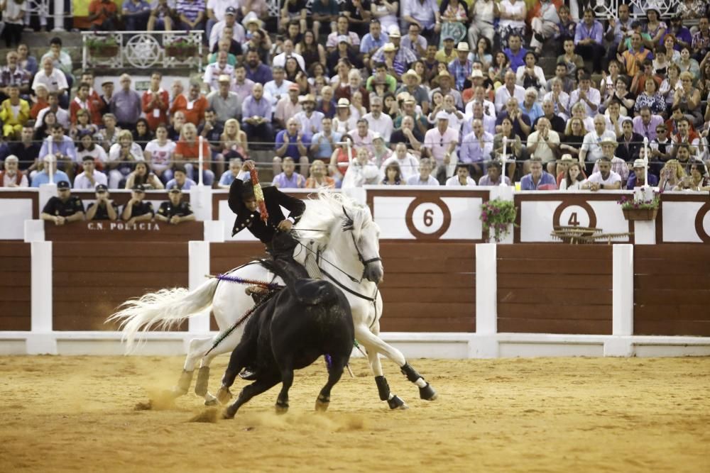 Corrida de rejones en la Feria Taurina de Begoña de 2018.