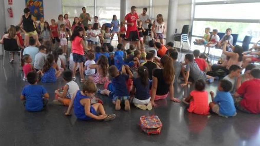 El taller de entretenimiento infantil de Las 300 en el pasado verano.