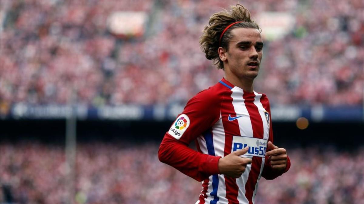 Antoine Griezmann, durante un partido con el Atlético