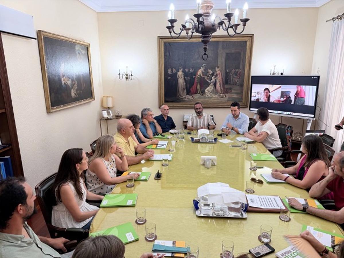 Imagen de la reunión.