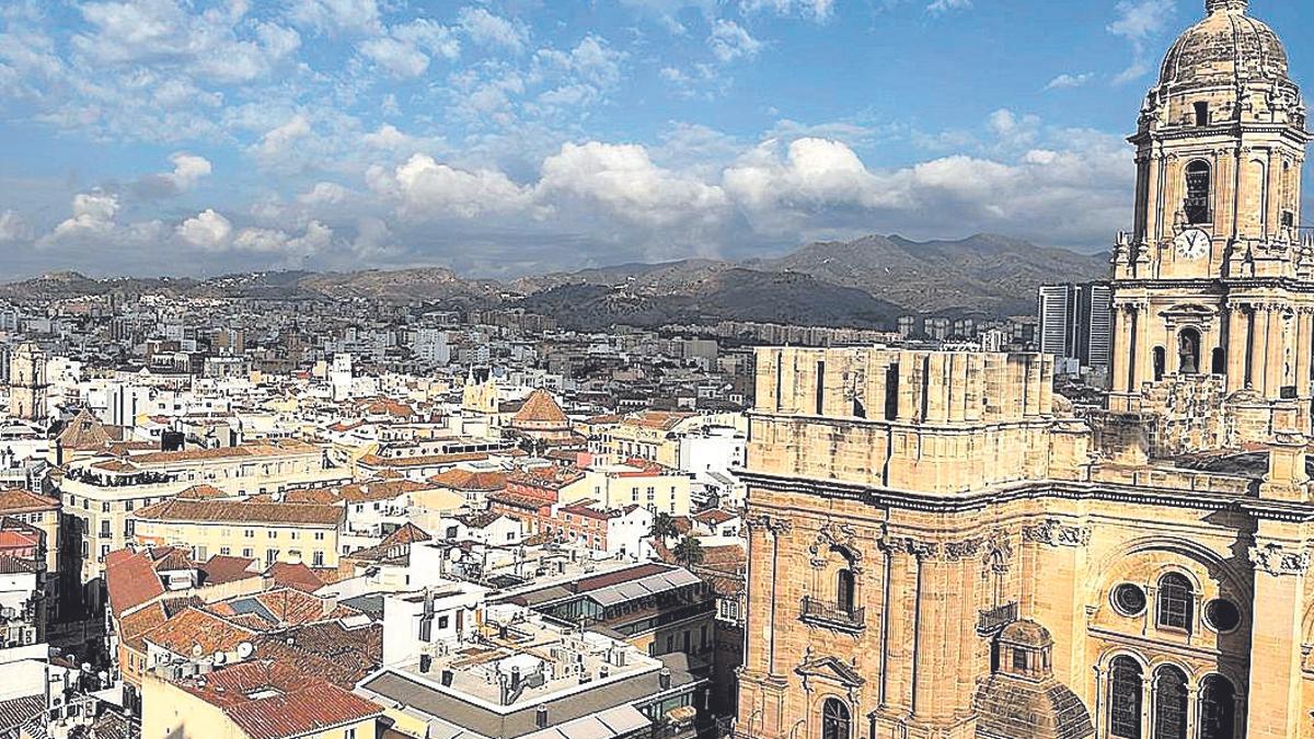 Vista general de la ciudad de Málaga