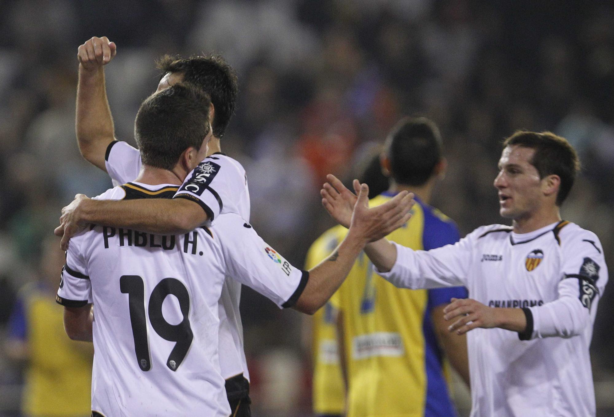 Así fue el Valencia - Cadiz de Copa del Rey de 2011