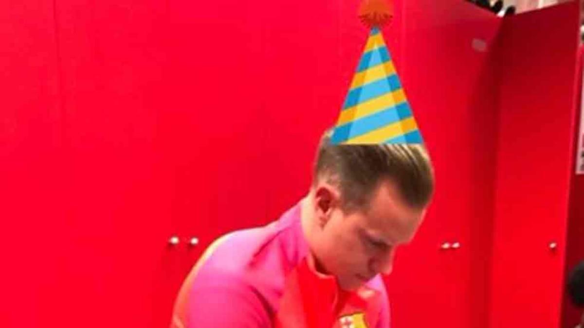 Ter Stegen celebra 25 años