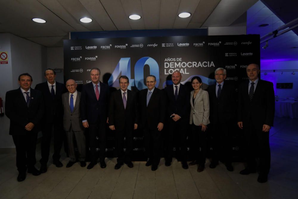 Gala de los 40 años de democracia local en Levante-EMV