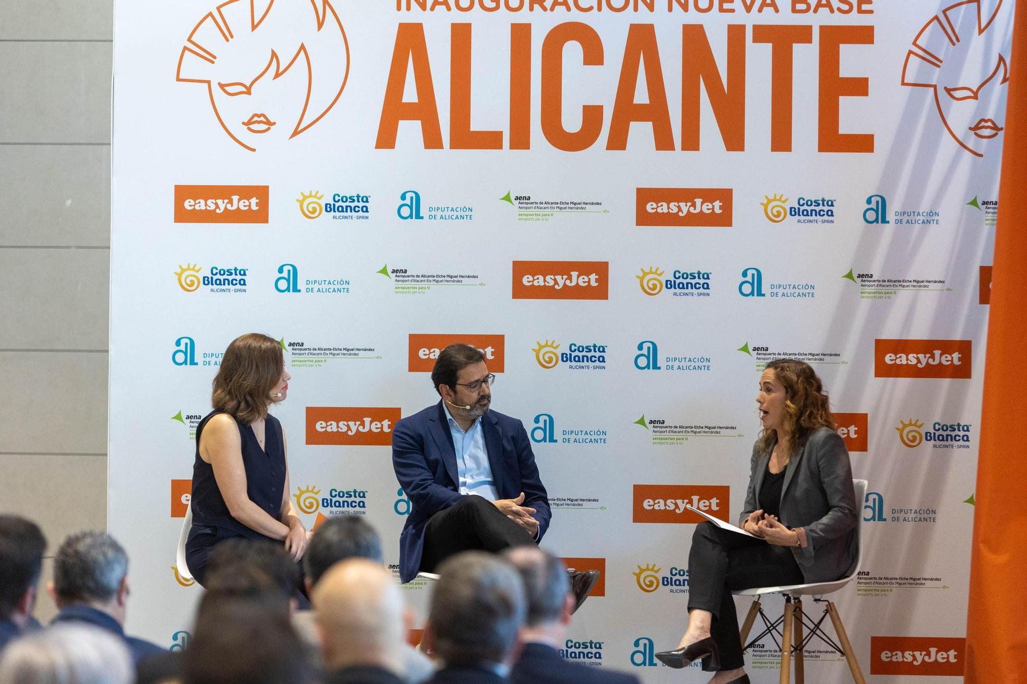 Presentación de la nueva base de Easyjet en el Aeropuerto de Alicante-Elche Miguel Hernández