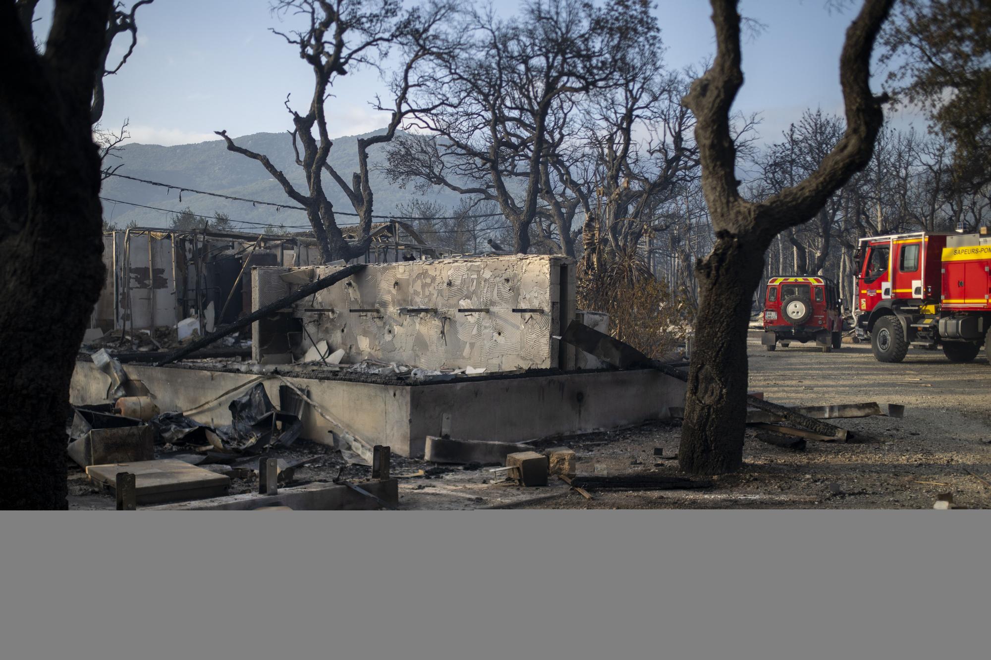 L'incendi de la Catalunya nord, en imatges