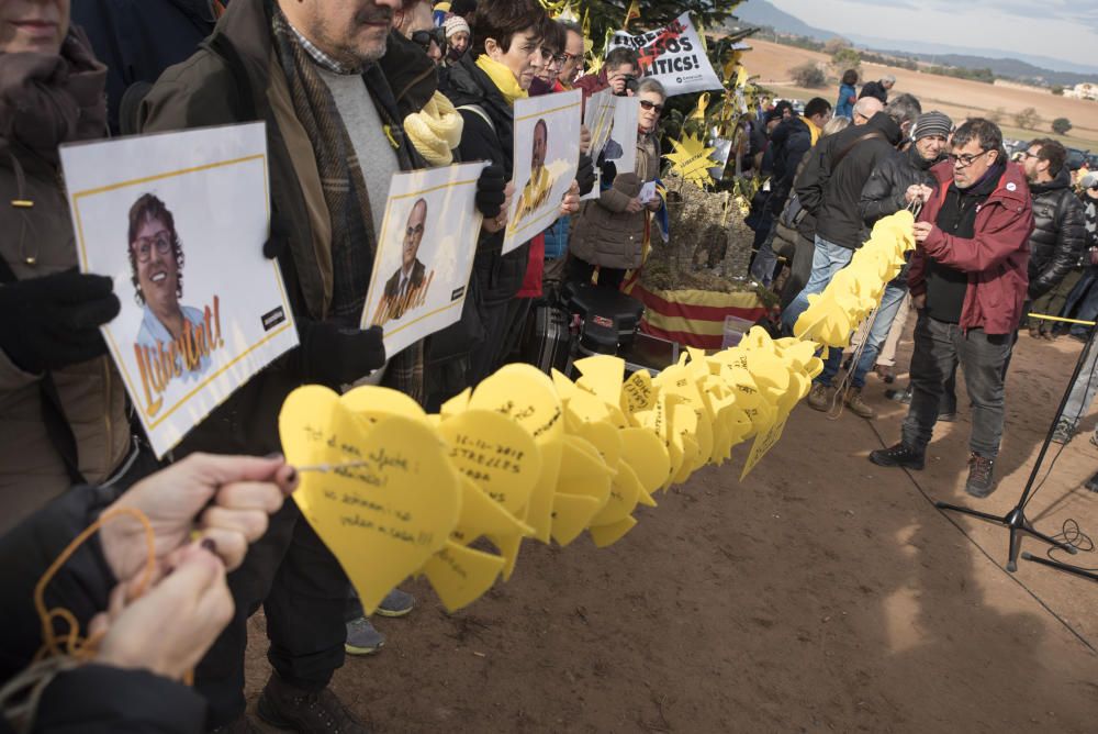 Acte a l'esplanada de Lledoners convocat per Assem