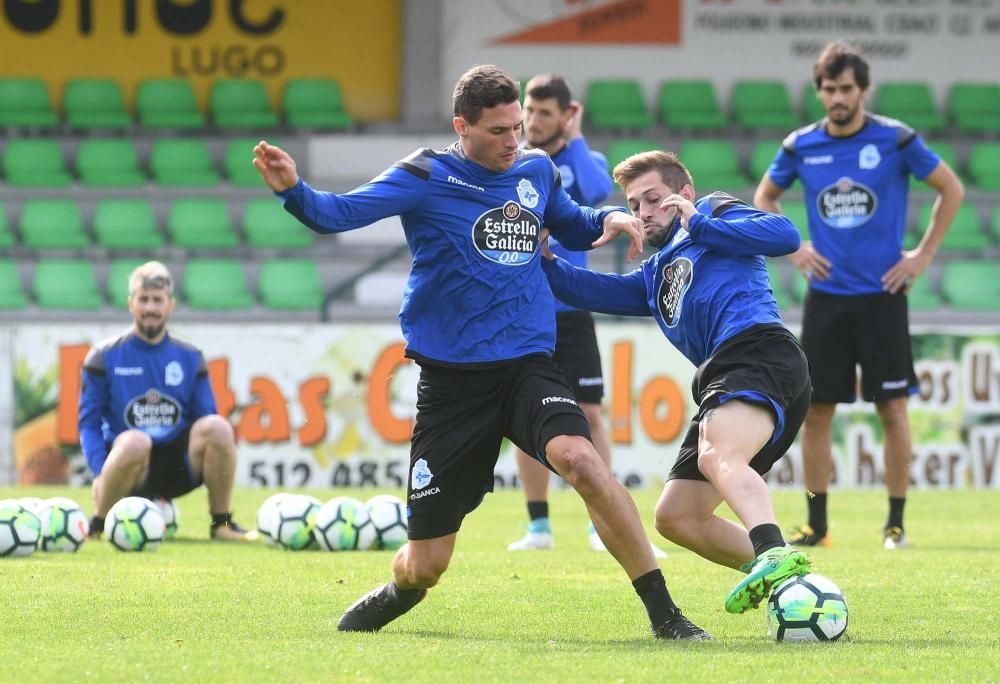 Entrenamiento del Deportivo en Vilalba 8 de agosto