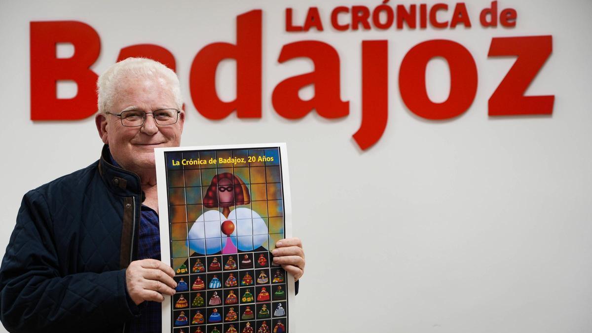 Vídeo | La Crónica de Badajoz regala una lámina de Fermín García para celebrar su 20 aniversario