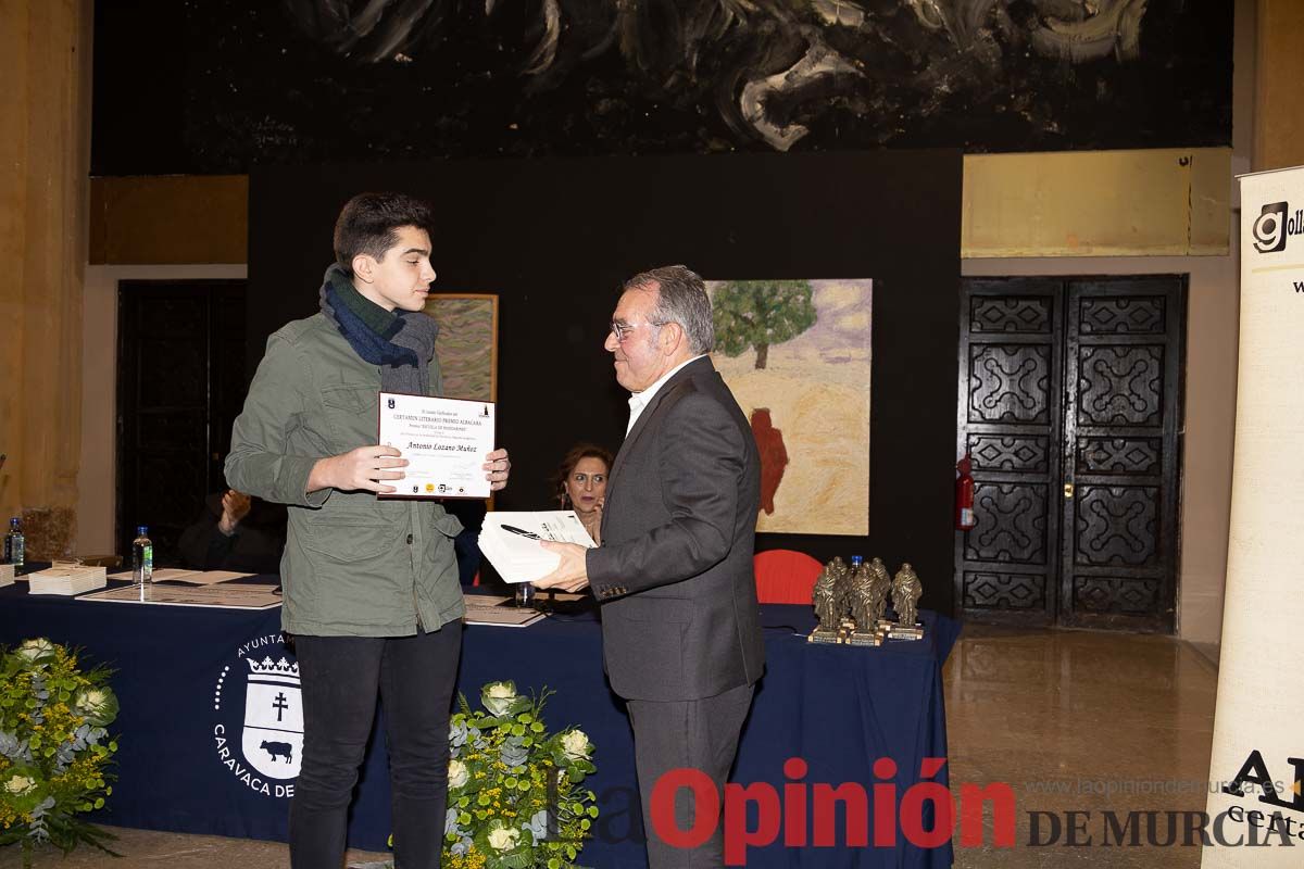 Entrega de premios Albacara en Caravaca