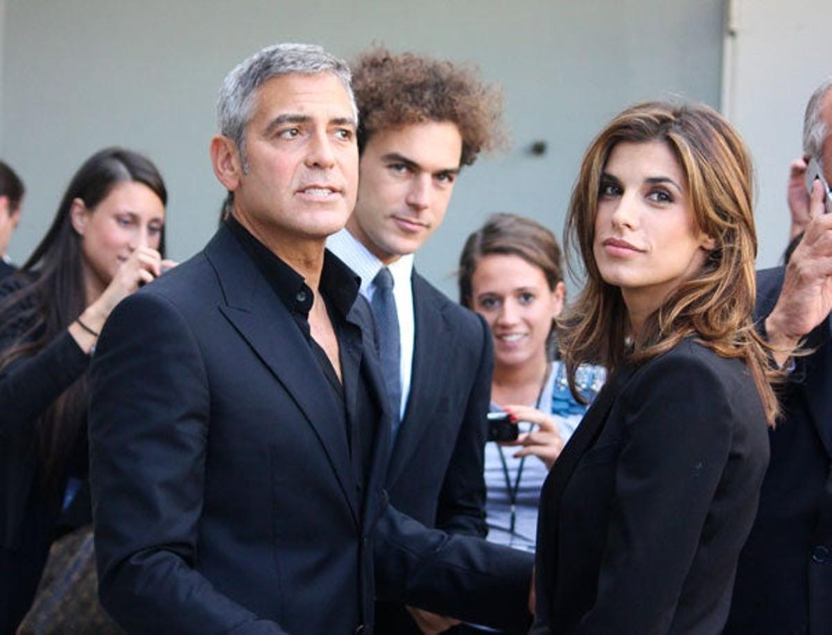 George Clooney y Elisabetta Canalis