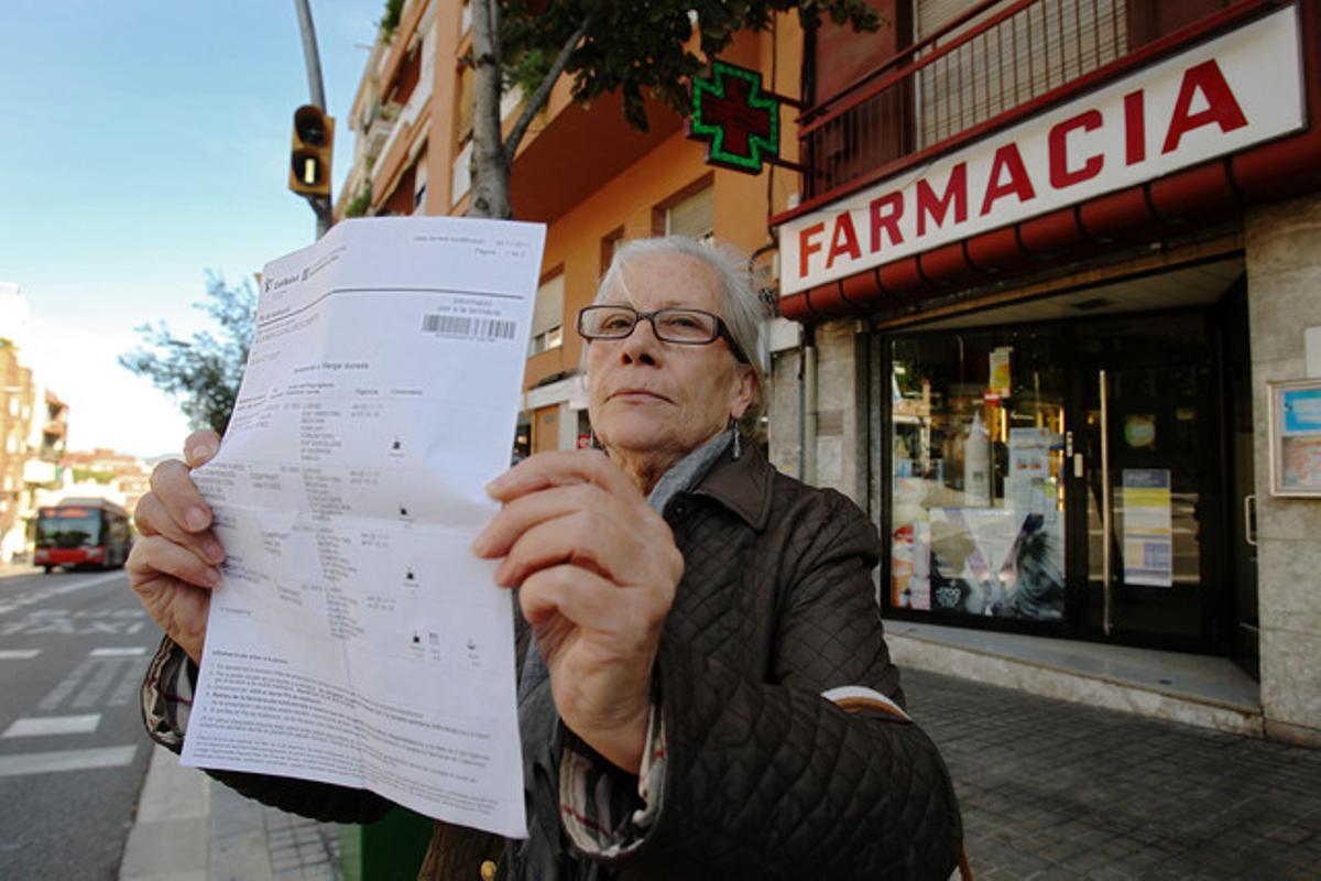 Carmen Cuchilleros, insubmisa, ha decidit no prendre la medicació contra el Parkinson.