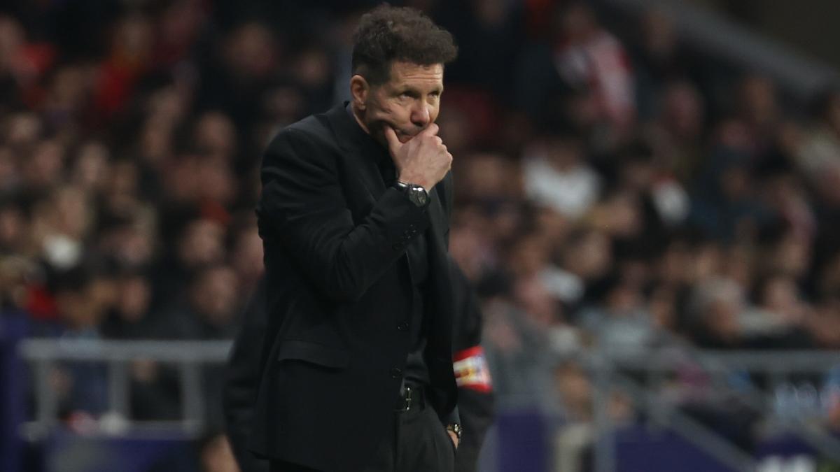 Diego Pablo Simeone, técnico del Atlético de Madrid