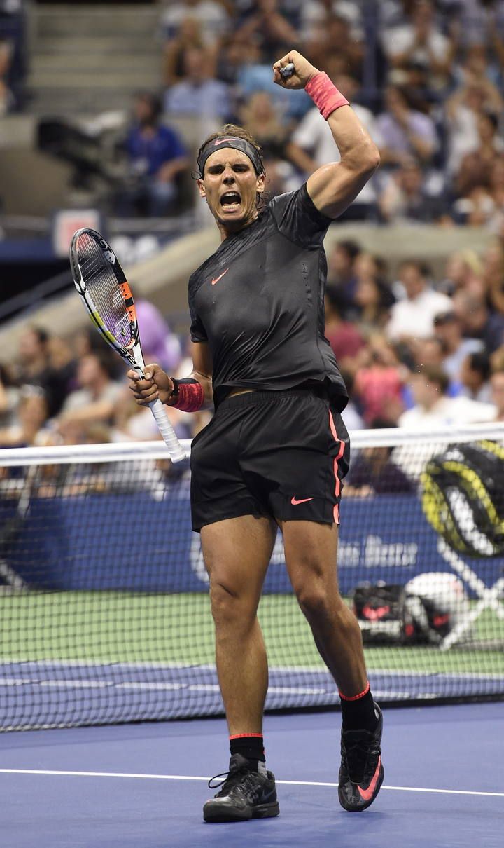 Imágenes de la victoria de Nadal en su estreno en el US Open