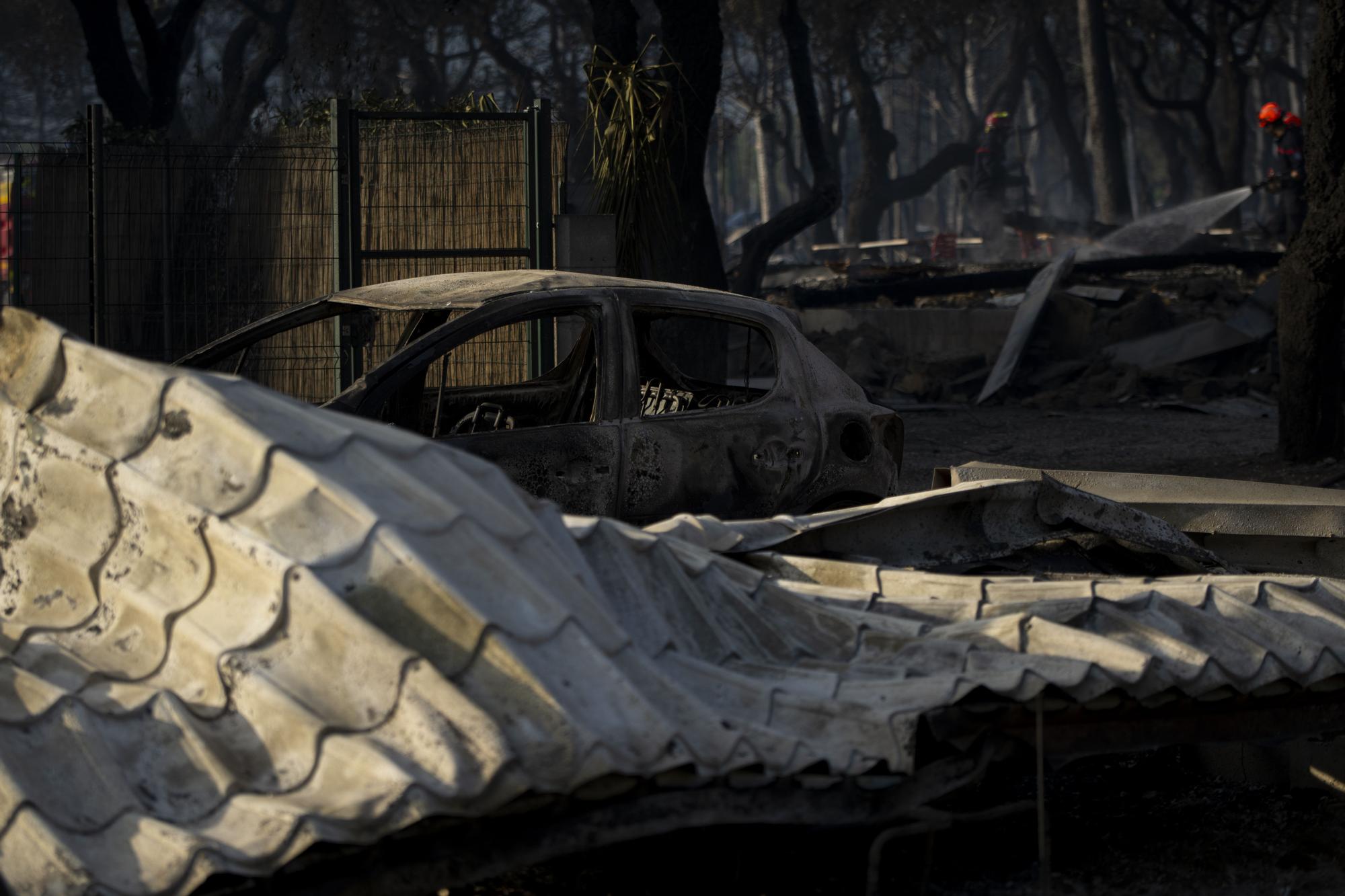 L'incendi de la Catalunya nord, en imatges