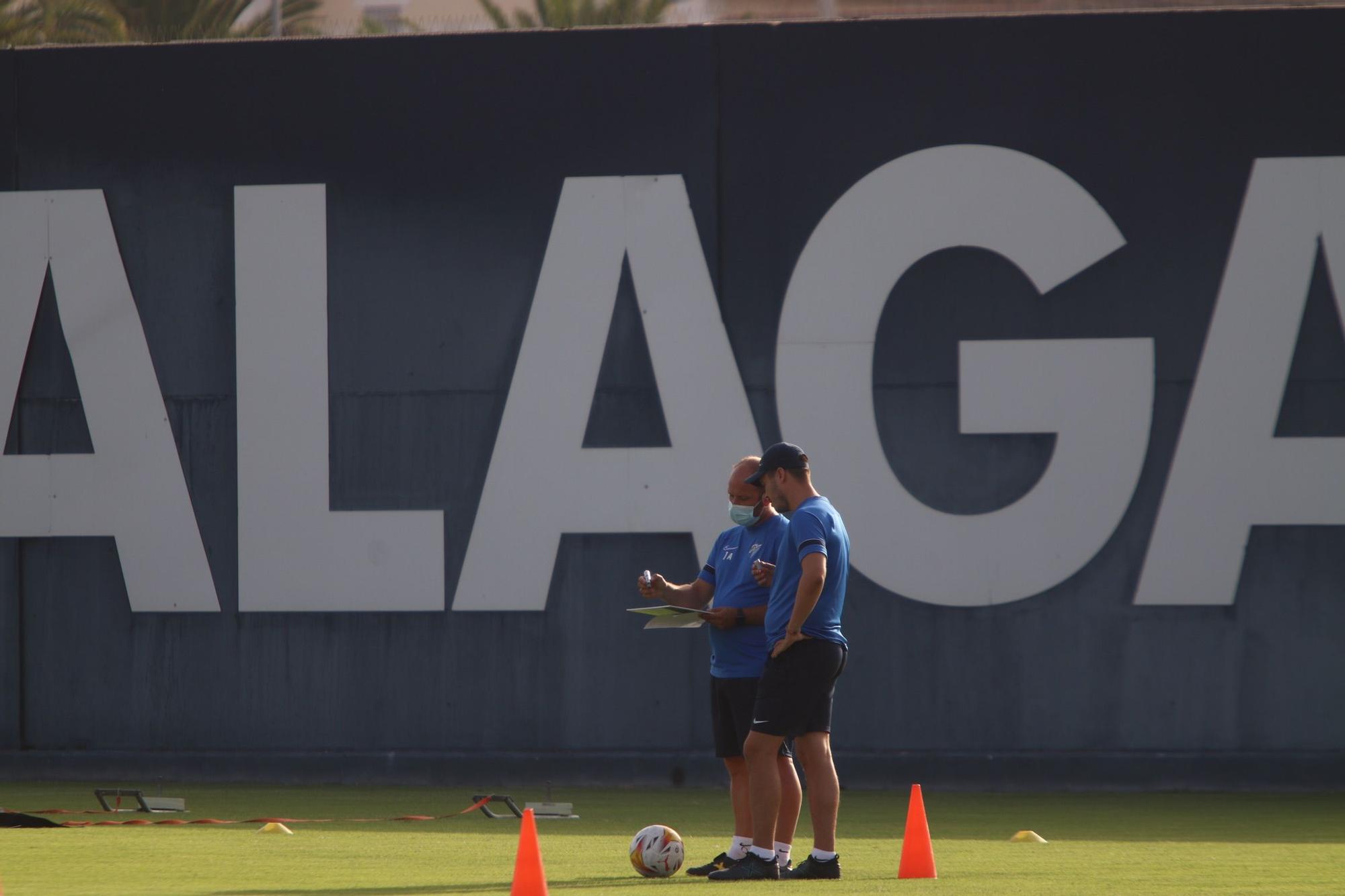 Entrenamiento del Málaga CF de este jueves 12 de agosto