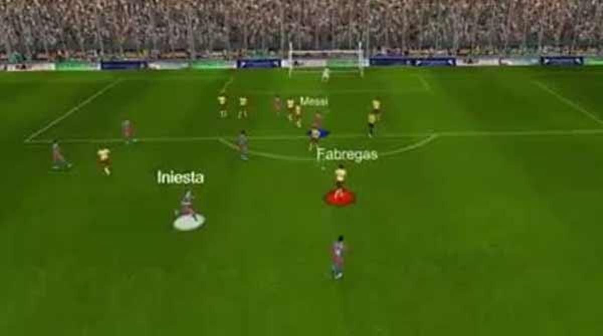 Messi, un jugador de PlayStation.