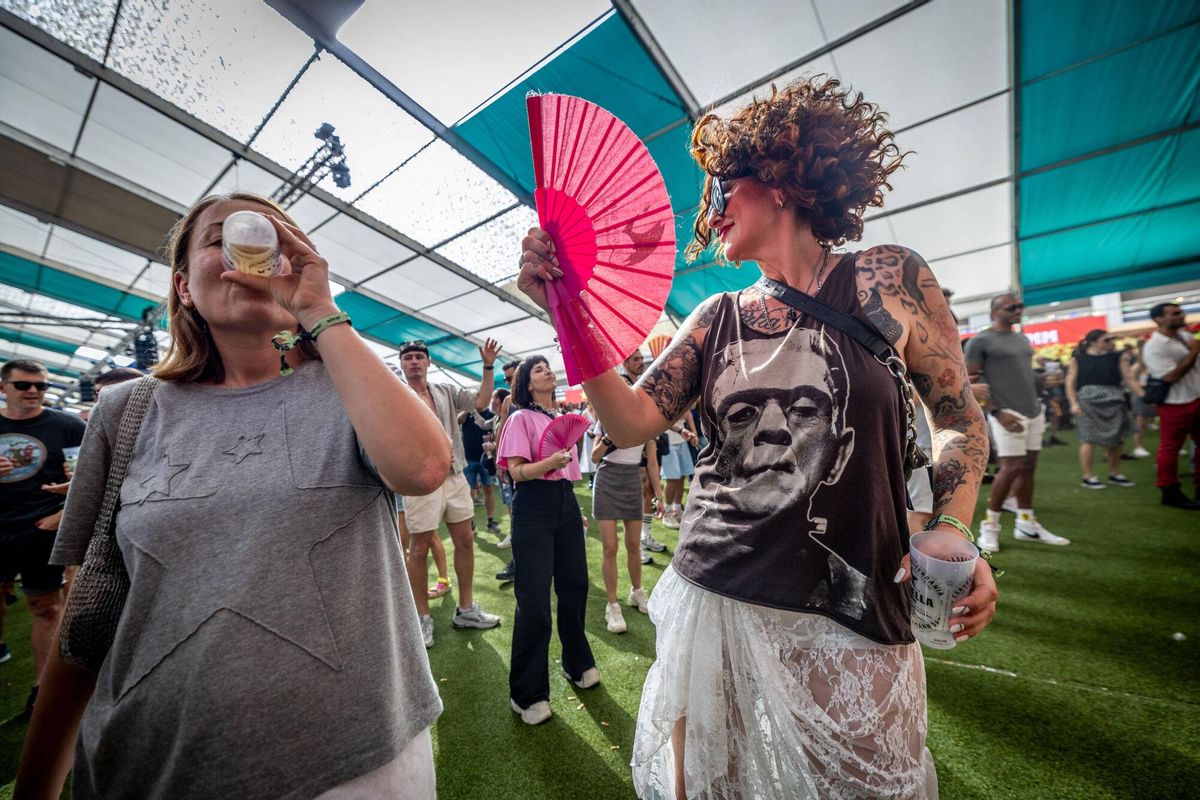 El ambiente en la última jornada del Sónar.