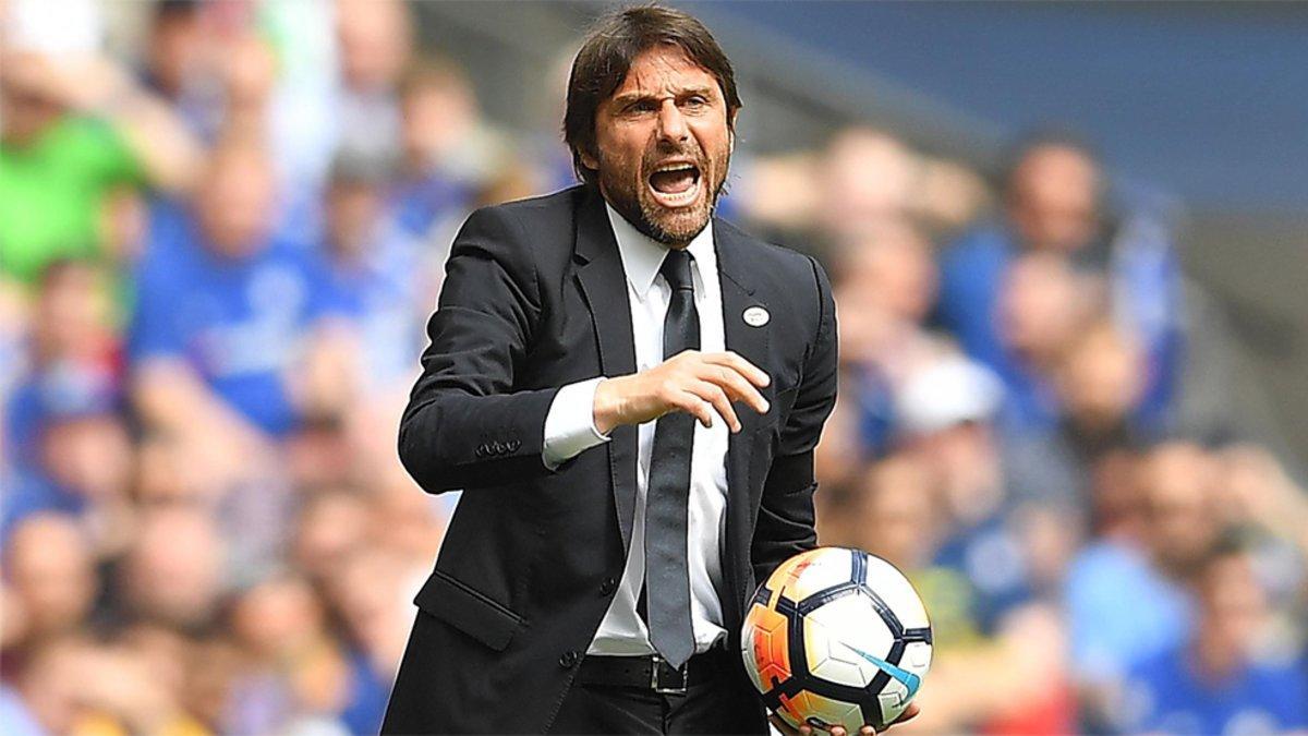 Antonio Conte durante su etapa como entrenador del Chelsea