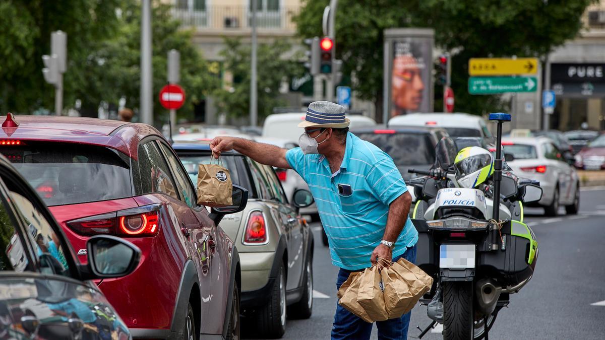 Manifestación de regantes en Madrid